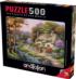 Spring Cottage Spring Jigsaw Puzzle