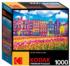 Traditional Old Buildings And Tulips In Amsterdam Flower & Garden Jigsaw Puzzle