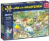 Camping In The Forest Summer Jigsaw Puzzle