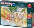 Wasgij Retro Mystery 6: Camping Commotion! Humor Jigsaw Puzzle