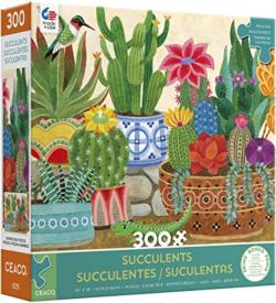 Stephanie's Succulents Flower & Garden Jigsaw Puzzle