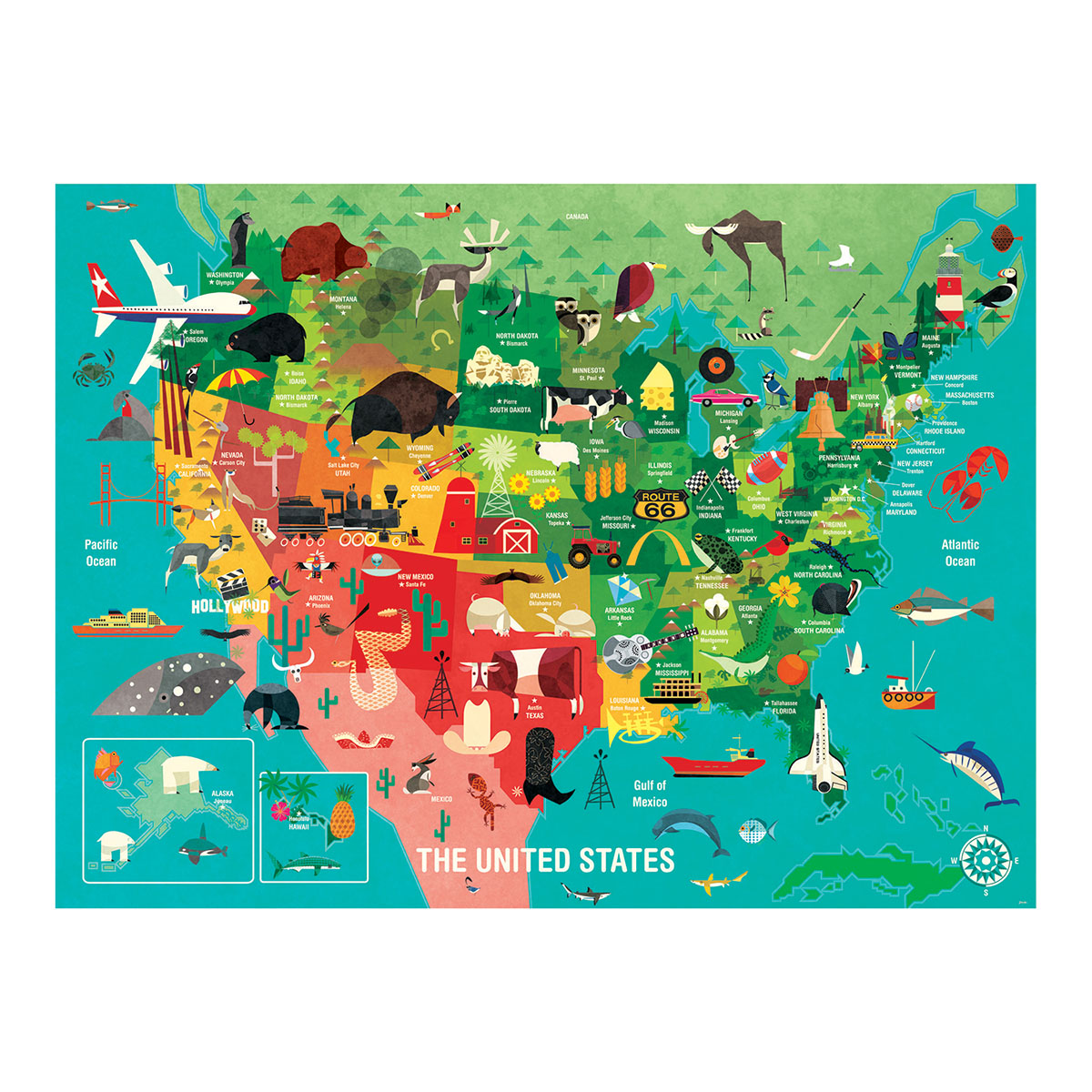 The United States Jigsaw Puzzle  PuzzleWarehouse.com