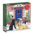 Christmas Cottage - Scratch and Dent Dogs Jigsaw Puzzle