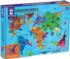 Dinosaur World Geography Puzzle Dinosaurs Jigsaw Puzzle