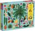 Tropics with Shaped Pieces Flowers Jigsaw Puzzle