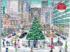Snowfall on Park Avenue Christmas Jigsaw Puzzle