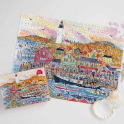 Autumn By the Sea Fall Jigsaw Puzzle