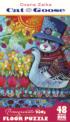 Cat With Goose Cats Jigsaw Puzzle