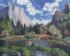 Autumn in Yosemite Valley Mountain Jigsaw Puzzle