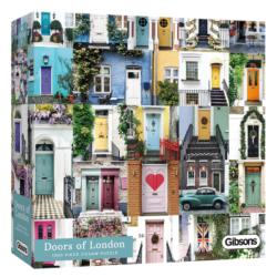 The Doors of London Collage Jigsaw Puzzle