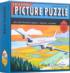 Across the Continent - A Vintage Travel Series Airplane Jigsaw Puzzle Plane Jigsaw Puzzle