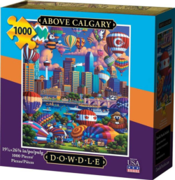 Above Calgary Canada Jigsaw Puzzle