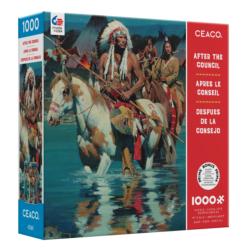 After the Council Native American Jigsaw Puzzle