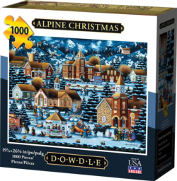 Alpine Christmas Winter Jigsaw Puzzle