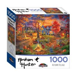 Autumn Village Fall Jigsaw Puzzle