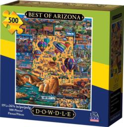 Best of Arizona - Scratch and Dent Hot Air Balloon Jigsaw Puzzle
