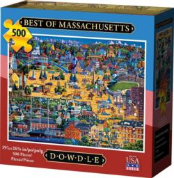 Best of Massachusetts Maps & Geography Jigsaw Puzzle