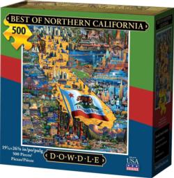 Best of Northern California Maps & Geography Jigsaw Puzzle