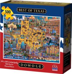 Best of Texas Maps & Geography Jigsaw Puzzle