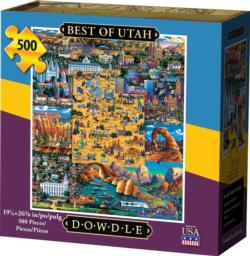 Best of Utah Maps & Geography Jigsaw Puzzle