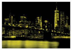 Brooklyn Bridge Landmarks & Monuments Glow in the Dark Puzzle