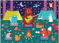 Campfire Friends Scratch and Sniff Puzzle Forest Animal Jigsaw Puzzle