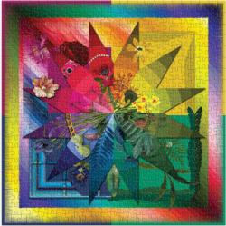 Christian Lacroix Botanic Rainbow Double Sided Puzzle Flower & Garden Jigsaw Puzzle