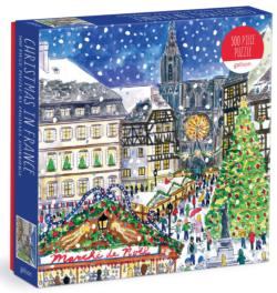 Christmas in France Winter Jigsaw Puzzle