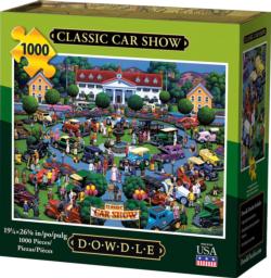 Classic Car Show Car Jigsaw Puzzle