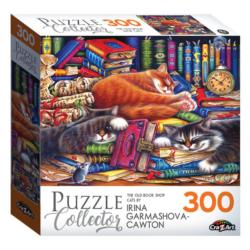 The Old Book Shop Cats Cats Jigsaw Puzzle