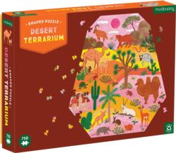 Desert Terrarium Shaped Puzzle - Scratch and Dent Safari Animals Shaped Puzzle