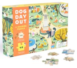 Dog Day Out! Sharing Puzzle Dogs Jigsaw Puzzle