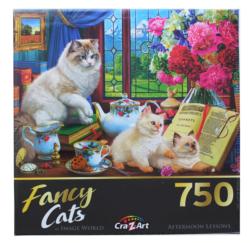 Afternoon Lessons Cats Jigsaw Puzzle