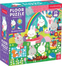 Garden Bunnies Floor Puzzle Animals Jigsaw Puzzle