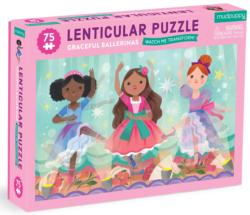 Graceful Ballerinas Lenticular Puzzle Children's Cartoon Jigsaw Puzzle