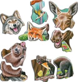 Happy Forest Selfie Forest Animal Tray Puzzle