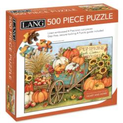 Harvest Wheelbarrow Fall Jigsaw Puzzle