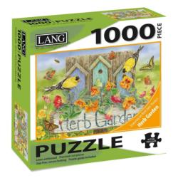 Herb Garden Birds Jigsaw Puzzle