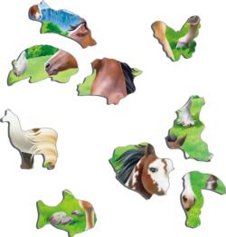 Horses in a Mountain Field Horse Tray Puzzle