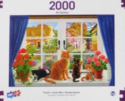 In The Window Cats Jigsaw Puzzle