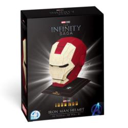 3D Marvel Iron Man Helmet Style #1 Gold and Red - Scratch and Dent Fantasy Jigsaw Puzzle