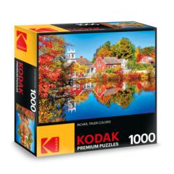 Autumn in Harrisville, New Hampshire - Scratch and Dent Fall Jigsaw Puzzle