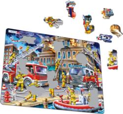 Firefighters in Action Vehicles Tray Puzzle