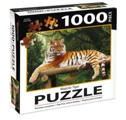 Majestic Tiger Forest Jigsaw Puzzle