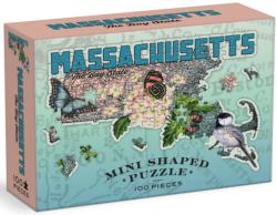 Massachussetts Mini Shaped Puzzle Birds Shaped Puzzle