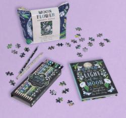 Moonflower Portable Mini Puzzle Flower & Garden Jigsaw Puzzle