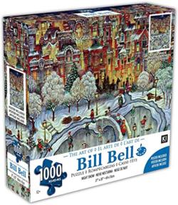 Night Snow by Bill Bell Fine Art Jigsaw Puzzle
