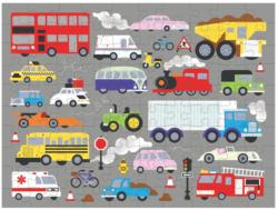 On the Move Double Sided Puzzle Car Jigsaw Puzzle