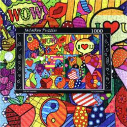 Pop Art Inspiration Contemporary & Modern Art Jigsaw Puzzle