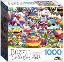 Colorful Balloons in the Sky Hot Air Balloon Jigsaw Puzzle